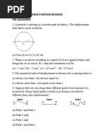 MOTION Grade 9 REVISION