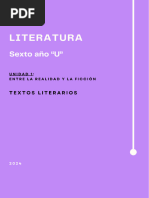 Textos Literarios de La Unidad 1 - Literatura Sexto Año 2024