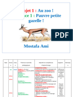 Cahier Journal 5ème A.P Pauvre Petite Gazelle !