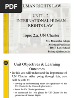 HRL UNIT 2. I. UN CHARTER PPT