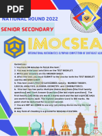 Senior Secondary Imocsea Mock Test