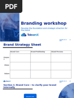 Branding Workshop