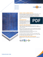 145 &160Wp Solar Panel Datasheet