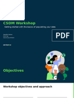 CSDM Workshop-Getting Started - 10 - 2023