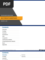 Multi Products Marketplaces - Tracxn Business Model Report - 12 Jan 2022