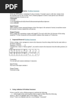 Final Exam Questions and Valuation Sheet