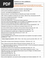 Fiche Candidature Agent Sã - Curitã - Suluk