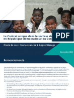 Contrat Unique - RDC - Etude de Cas - Connaissances & Apprentissage