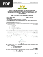 EMT 3105 CNT II Special-Supp Exam