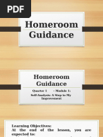 Homeroom Guidance M1