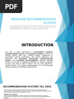 Medicine Recommendation System