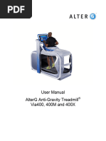 AlterG Via 400 User Manual 000348 Rev D