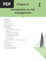 Introduction To Risk Management