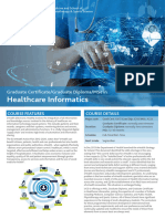 Healthcare Informatics Course Brochure