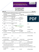 CAF Mock Test-5