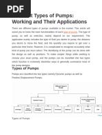 Different Types of Pumps