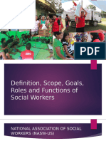 Goals Roles and Functions of Social Workers