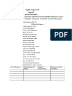 English Assignment 2024 (Annual Term)