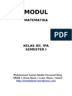 Modul Matematika Kelas XII Program Linear