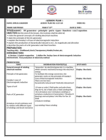 Lesson PLAN 2 ND Year