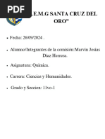 Informe Lab. Quimica