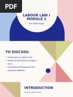 Introduction To Labour Laws