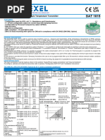 PC Programmable Thermocouple Temperature Transmitter Dat1015