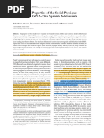 Psychometric Properties of The Social Physique Anxiety Scale (SPAS-7) in Spanish Adolescents