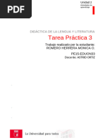 Tarea 3 DIDACTICA DE LA LENGUA Y LITERATURA