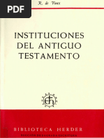 Instituciones Del Antiguo Testamento