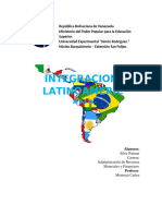 resumen Integracion latinoamericana