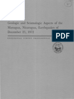 Geology and Seismologic Managua 1972