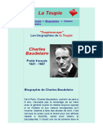 Courte Biographie de Charles Baudelaire