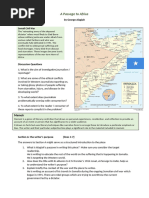 Alagiah - A Passage To Africa - Worksheet