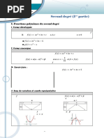 Cours Second Degré 1ere Partie