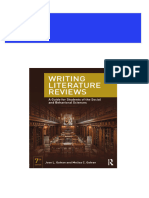 Writing Literature Reviews A Guide For Students of The Social and Behavioral Sciences Galvan Jose L. &amp Galvan Melisa C Download PDF