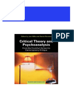 Get Critical Theory and Psychoanalysis From The Frankfurt School To Contemporary Critique 1st Edition Jon Mills Free All Chapters