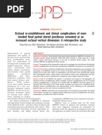 Occlusal Re Establishment and Clinical Complicatio