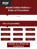 Model United Nations - Rules of Procedure DMUN