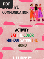 Effective Communication