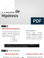 Pruebas de Hipótesis y Tipos de Errores