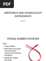 Obstetrics and Gynaecology Instruments