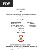 Civil Department Project Format