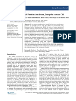 Optimized Biodiesel Production From Jatr