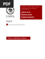 Qué Es La Democracia Parlamentaria