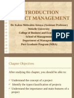 Chapter 01 Introduction To Project Management