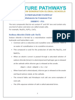 FY 1 Substances in Common Use