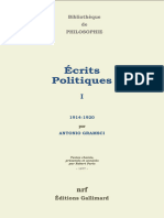 Écrits Politique 1914-20 - Tome 1 - (Gramsci)