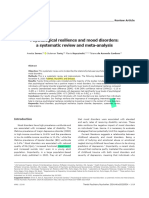 Psychological Resilience and Mood Disorders - A Systematic Review and Meta Analysis