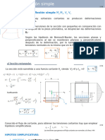 Tensiones Flexion Simple